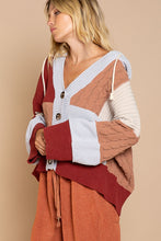 Colorblock Weave Cardigan