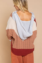 Colorblock Weave Cardigan