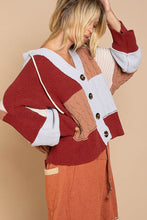 Colorblock Weave Cardigan