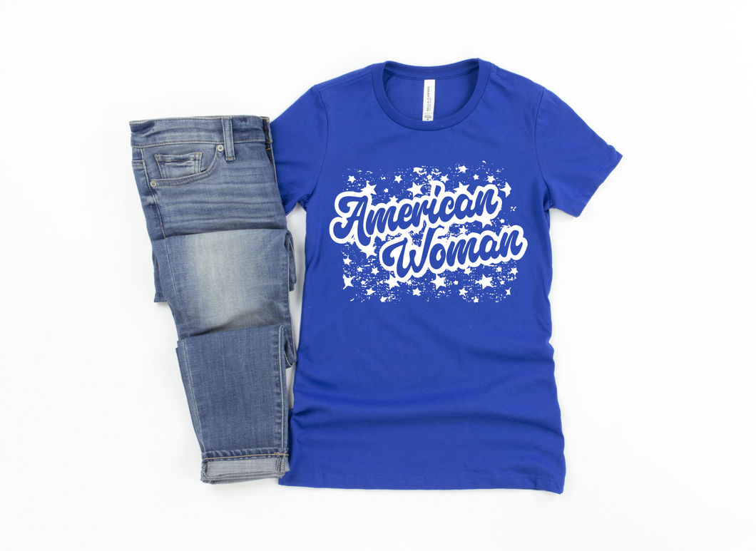 American Woman- White ink