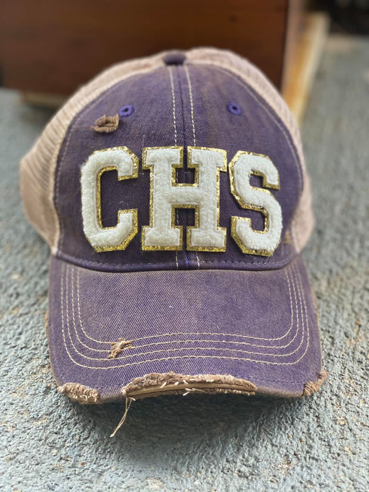 “CHS’ Purple Mesh Hat