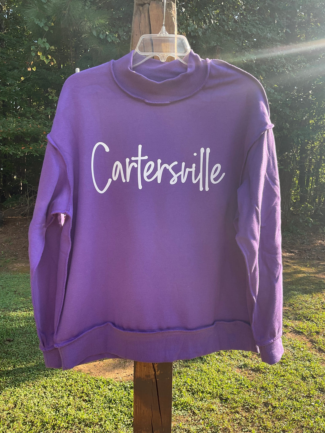 Purple Mockneck