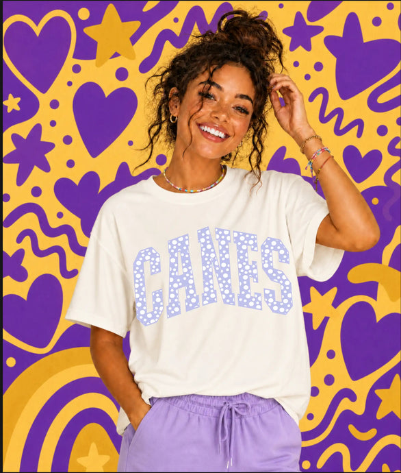 Preorder- Canes polka dot