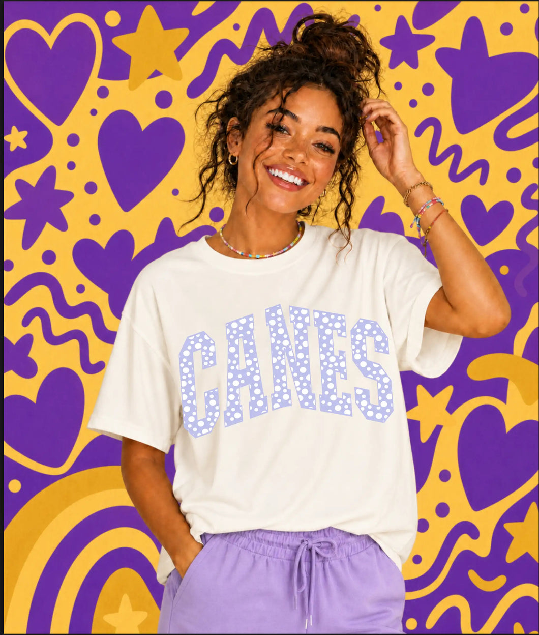 Preorder- Canes polka dot