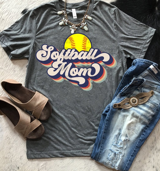 Softball Mom Retro