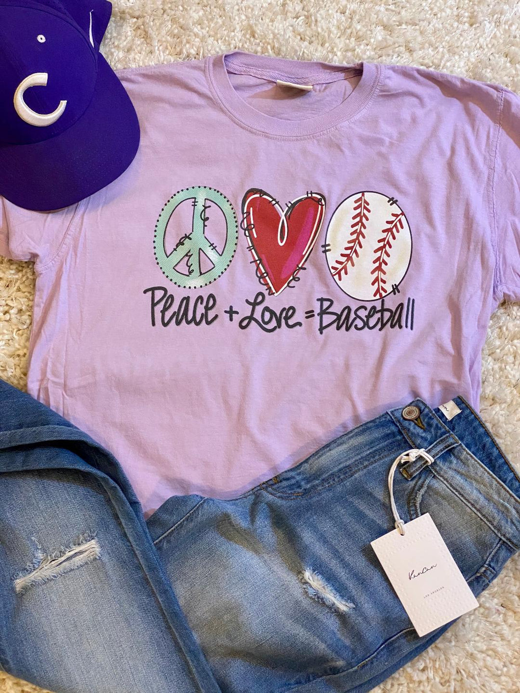 Peace Love Baseball
